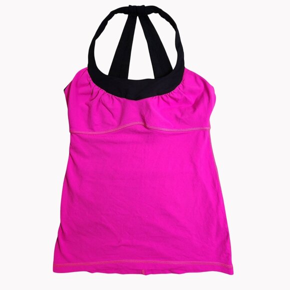 Lululemon Tops - Lululemon Scoop Me Up Tank Top Raspberry Glo Light Womens Activewear Yoga Size 6